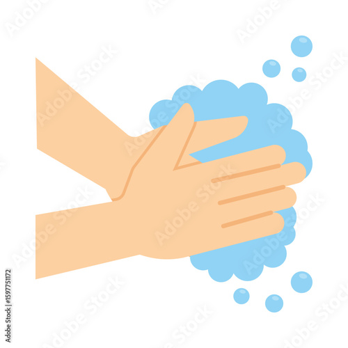 Hand cleaning  Flat Vector Icon Eps 10 Files
