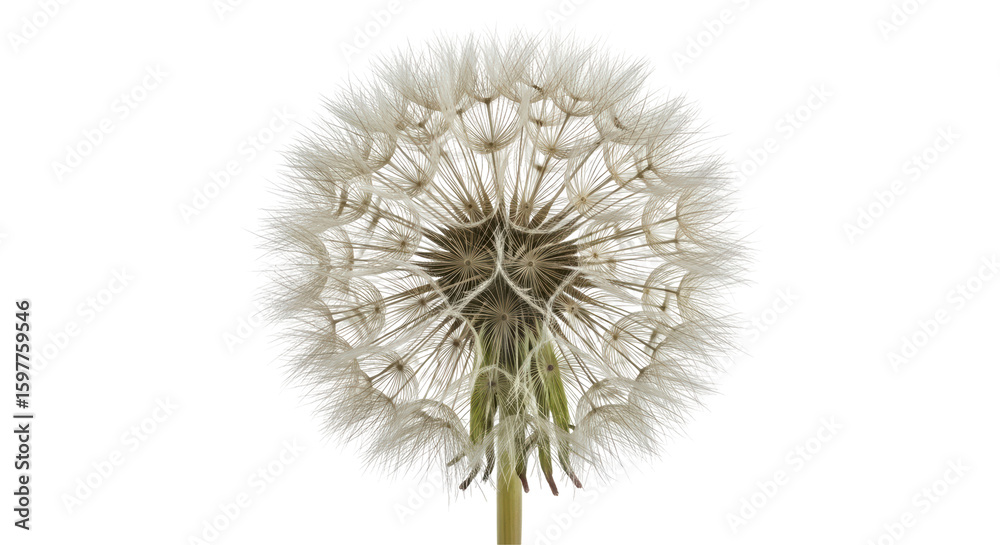Fototapeta premium Isolated Dandelion Seed Head