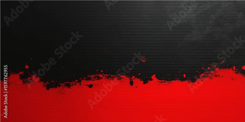 Red paint splashes grunge textured vintage abstract background with dark aged pattern design Red paint splashes grunge textured vintage abstract background with dark aged pattern design