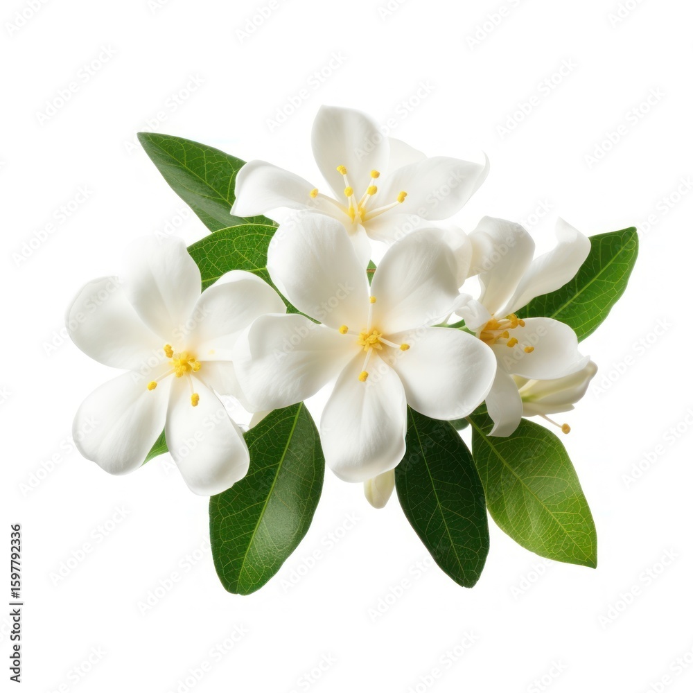 Obraz premium Elegant white jasmine flowers bouquet