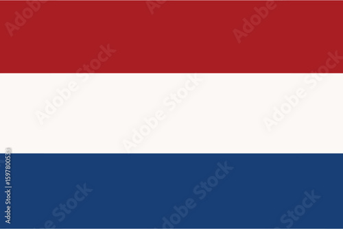 Netherlands flag vector illustration, ideal for Dutch themed projects and designs Free Download Netherlands flag vector illustration, ideal for Dutch themed projects and designs - GFXLoad