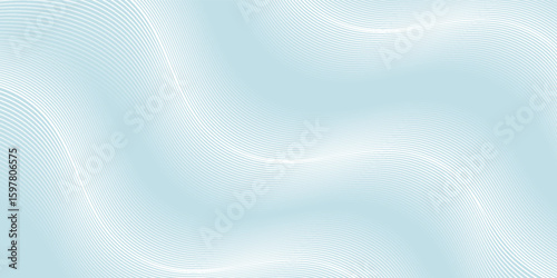 Modern abstract background. Glossy white gradient circle lines. Minimal geometric pattern. Simple graphic elements. Futuristic concept. vector