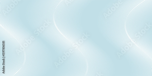 Modern abstract background. Glossy white gradient circle lines. Minimal geometric pattern. Simple graphic elements. Futuristic concept. vector