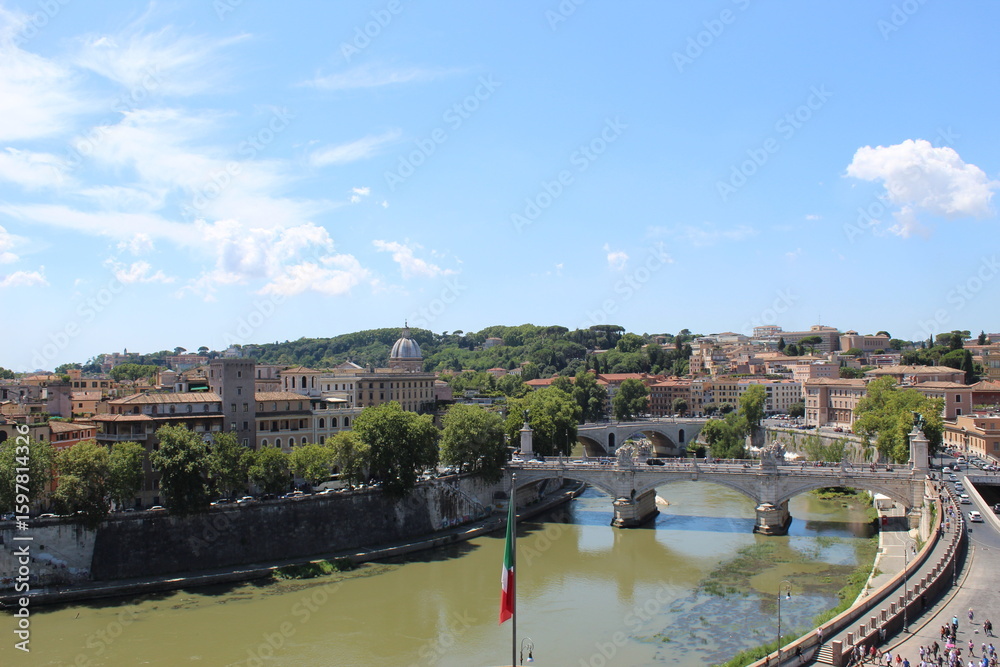 Fototapeta premium Landmarks in Rome Traveling in Italy