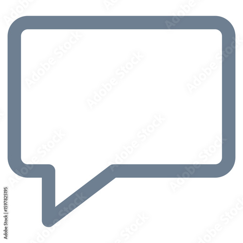 Message Bubble Icon Element For Design