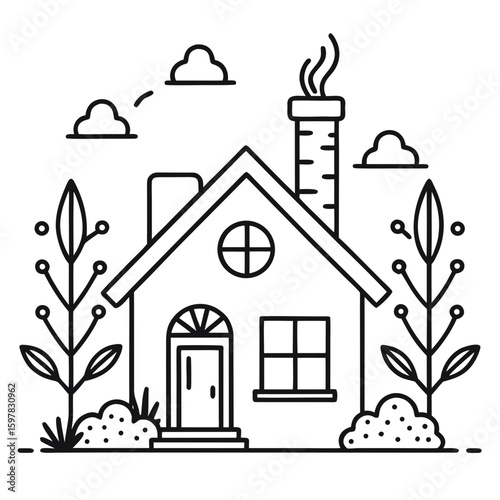 illustration of a house
