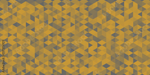 Cube geomatric pattren gold and grey color