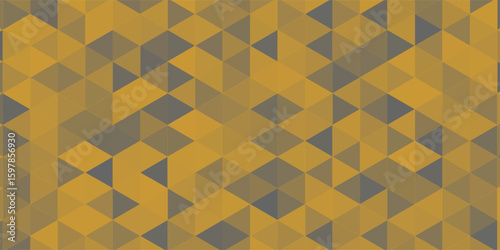 Cube geomatric pattren gold and grey color