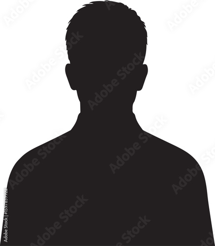Being present in hard times in Silence in silhouette full whith