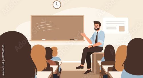 Engaging Lecture Delivering Knowledge To Eager Students In An Educational Environment