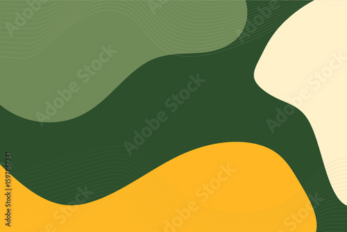 geometric abstract background overlap layer on bright space with lines effect decoration. Modern graphic design element wave style concept for banner, modern vector arts.