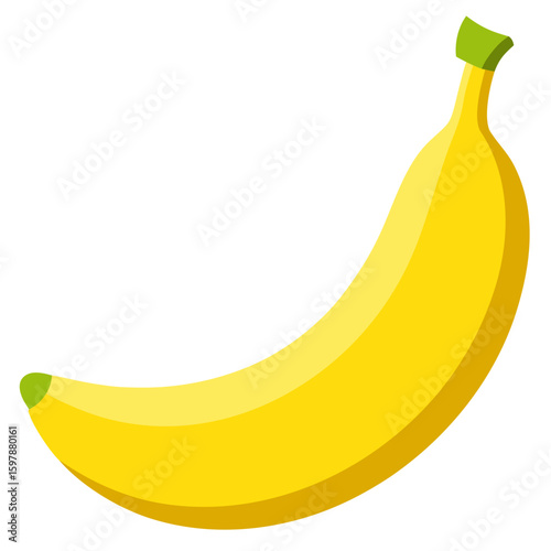 Banana  fruit vector illustration perfect for posters, icon, t-shirts, cards, wall art prints and ai design.