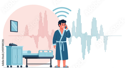 Patient Calls From Hospital Room To Connect With The World Outside