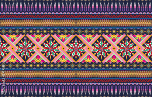Peruvian american indian pattern tribal ethnic motifs geometric vector background. Modern native american tribal motifs textile print ethnic traditional design. Navajo symbols clothes print.
