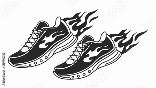 Fairy fast concept sports shoes 