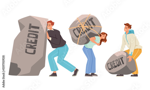 Struggling with Credit Effectively Visualizing Your Financial Burdens and Challenges Ahead