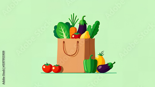 A Bag Full Of Vegetables