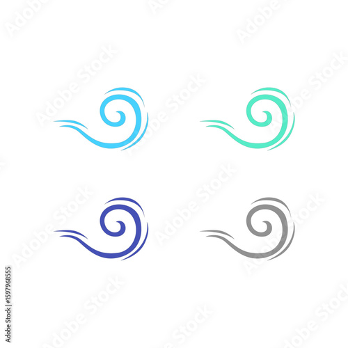 WATER SPLASH SIGN SYMBOL LOGO VECTOR
