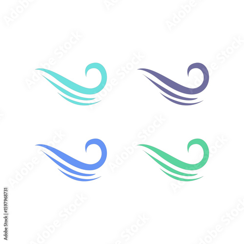 WATER SPLASH SIGN SYMBOL LOGO VECTOR
