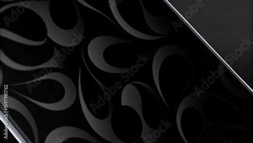 Black and white 4k texture. Minimal clean modern wallpaper. Perfect background with abstract fluid shapes. 