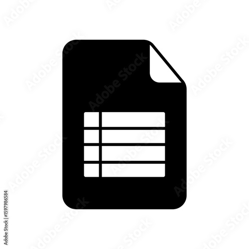 Document Paper File Report Fill Icon