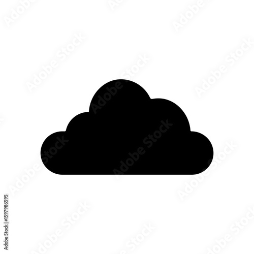Cloud Computing Storage Network Fill Icon