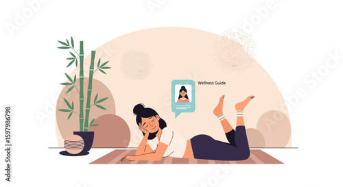 Relaxing At Home With Online Wellness Guide For Well Being And Personal Growth
