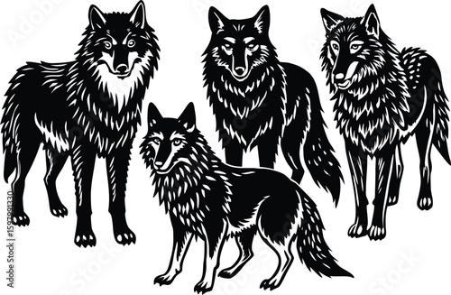 demon devil and hell silhouettes