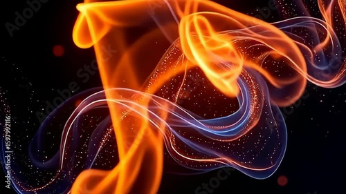 looker an formulation of fluidness where chummy sess curl elegantly twisting into an volatile flare, patch shimmering weave twinkle same stars, tissue intricate intent that sparkle and