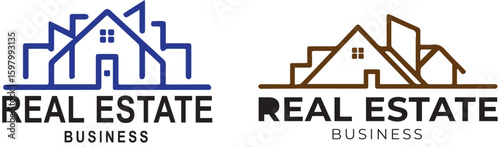 Real estate logo home logo design vector template, house vector art modern design template

