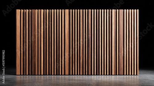 Modern wooden wall-mounted cabinet