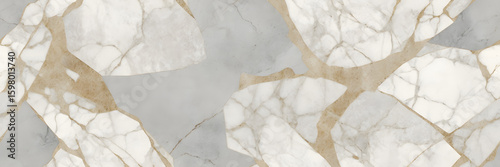 A rare white marble featuring frost-like petal formations across the surface.