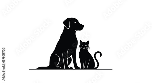 Companion animals caring for dogs and cats promoting pet wellbeing and loving animal companionship