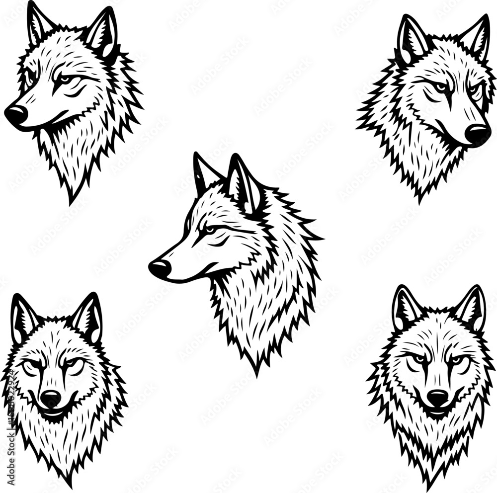 Fototapeta premium tribal tattoo, swirl tattoo, abstract tribal 