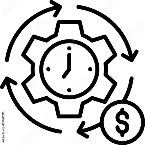 Effectiveness line icon