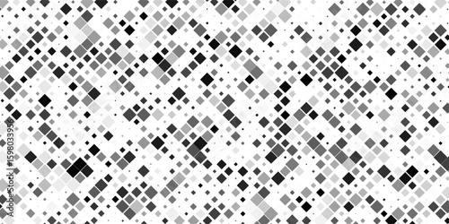 Geomatric shape pixelet glitch seamless pattern modern creative texture background noise halftone abstract square repeatable grid wallpaper