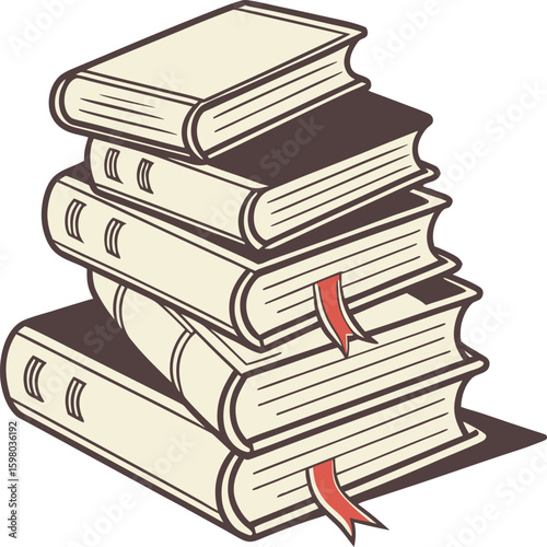 stack of books