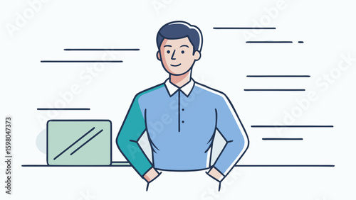Remote Work and Productivity Vector Illustrations – Office and Freelance Professionals