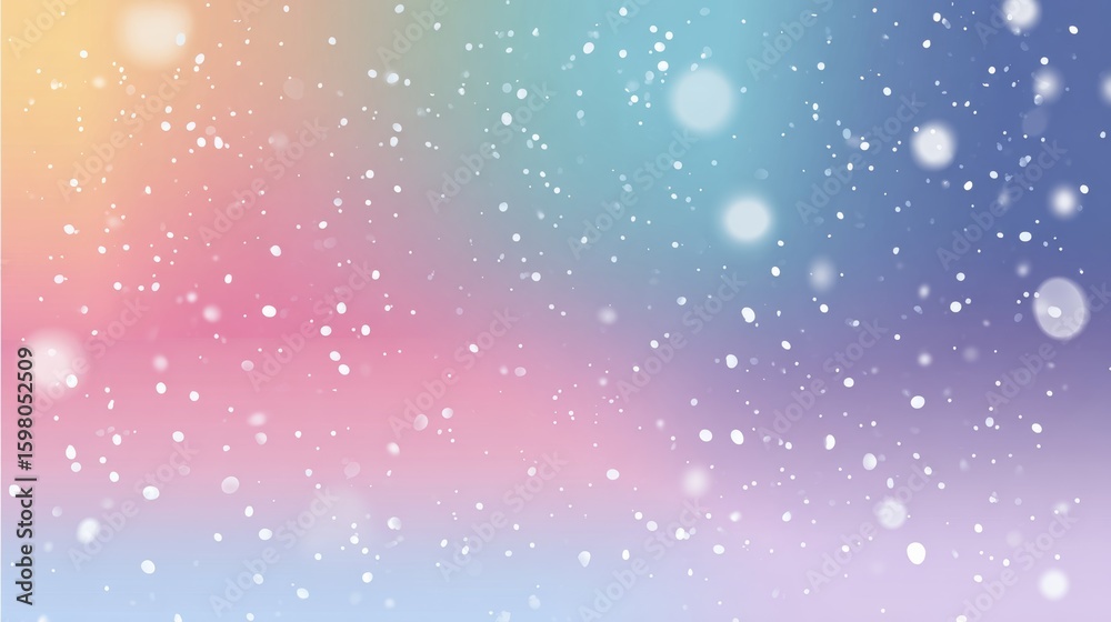Fototapeta premium Pastel winter gradient background.