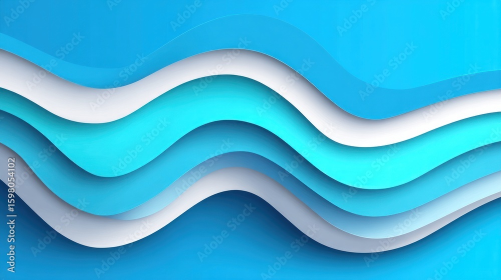 Obraz premium Abstract wavy layered background
