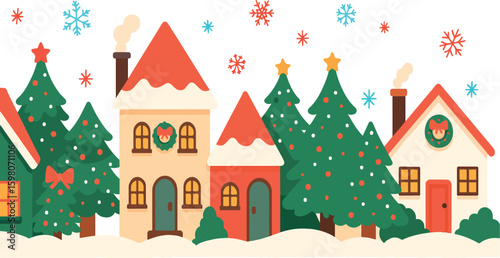 vector illustration of a christmas tree