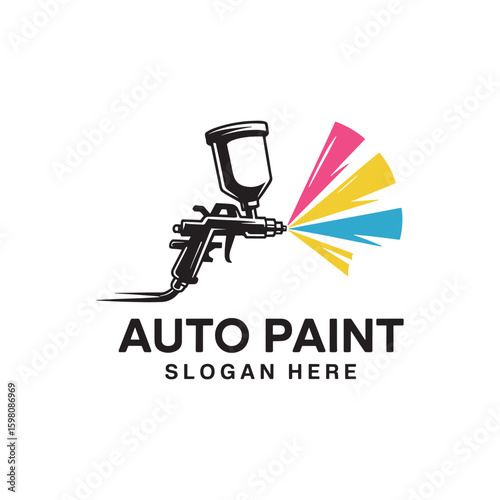 Unique painting logo Modern and minimalist vector and abstract logo