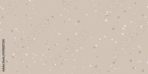 Beige terrazzo eggshell seamless pattern texture. Minimal pastel stone material wallpaper for textiles, cover, wrapping paper, backdrop, fabric.