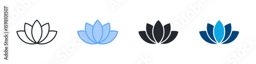 Harmony Icon Set Multiple Style. Designed In Outline, Blue, Glyph, Dual Tone