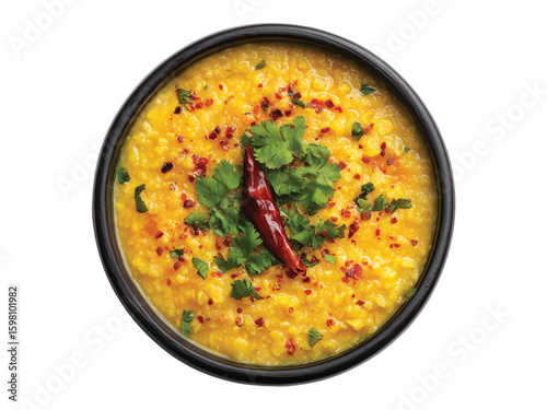  healthy dal khichadi or khichdi isolated on transparent background png