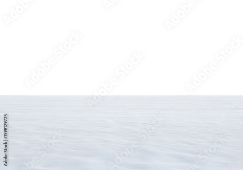 Snow-Covered Landscape Horizon Photo