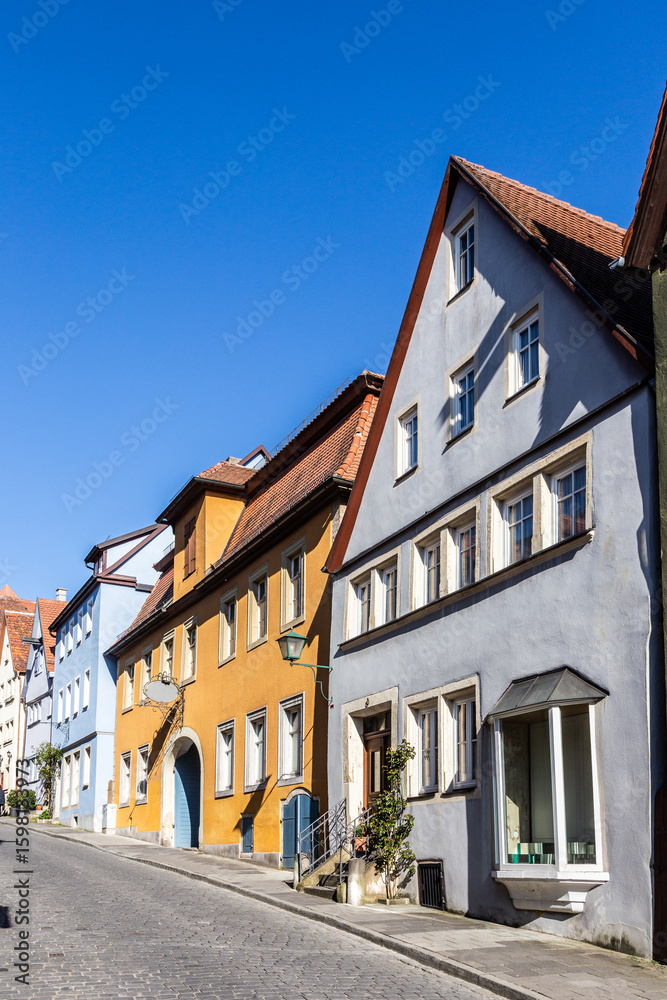 Fototapeta premium old half timbered houses at Rothenburg ob der Tauber, Germany