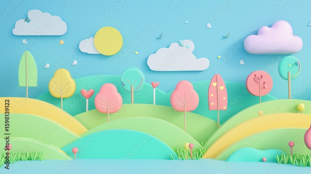 Fototapeta premium Versatile Flat and 3D Backgrounds with Modern Aesthetics for UI Design, App Interfaces and Digital Product Displays