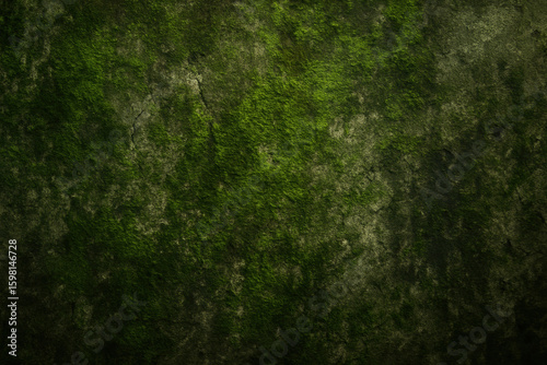 Lush green moss covering an ancient, dark stone wall texture. Natural background for design IMG (10).jpg