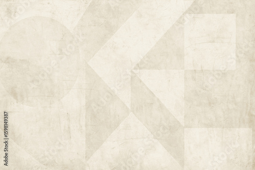A detailed close-up shot of an old, weathered wall where beige paint is cracking and peeling off the surface, creating an abstract grunge texture.